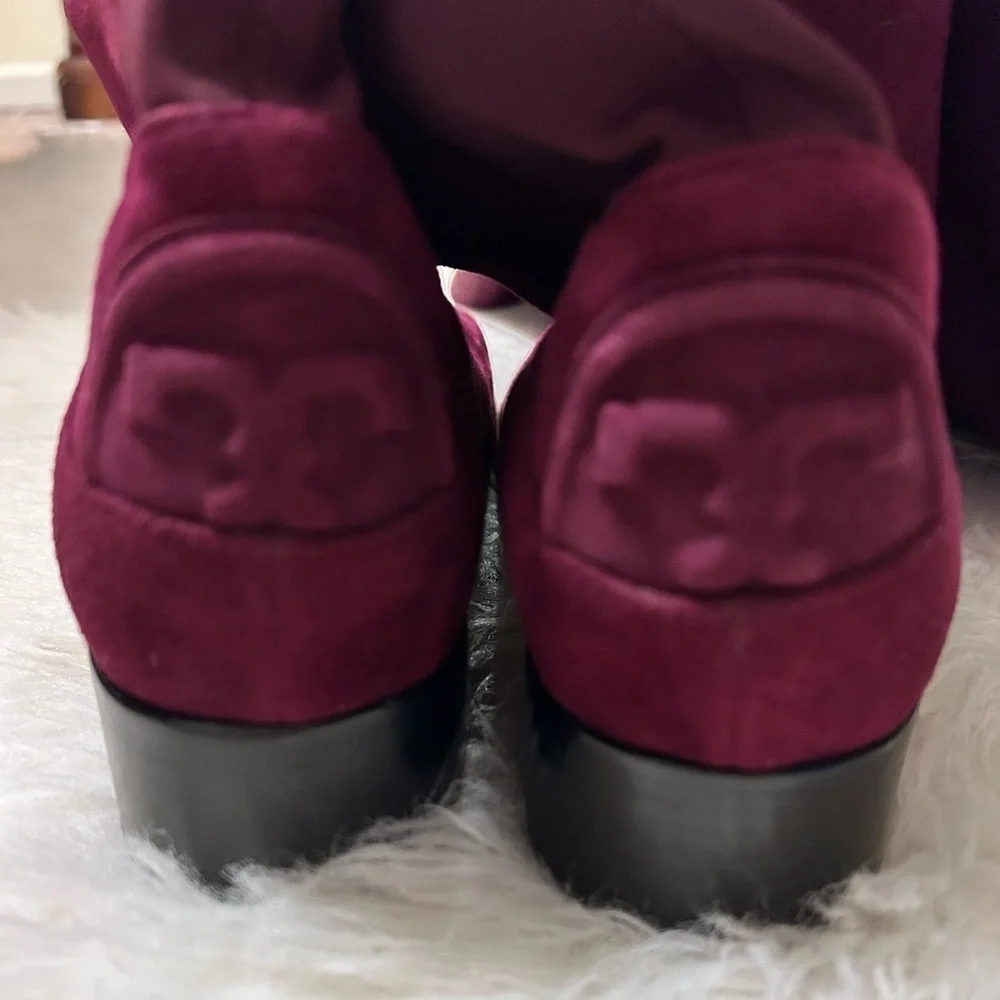 Tory Burch Caitlin over the knee suede boots
